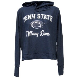 women's navy performance hooded sweatshirt, Penn State Nittany Lions